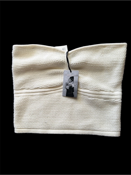 Sincerly Jules Sweaters - Sincerely Jules Cream Textured Tube Top